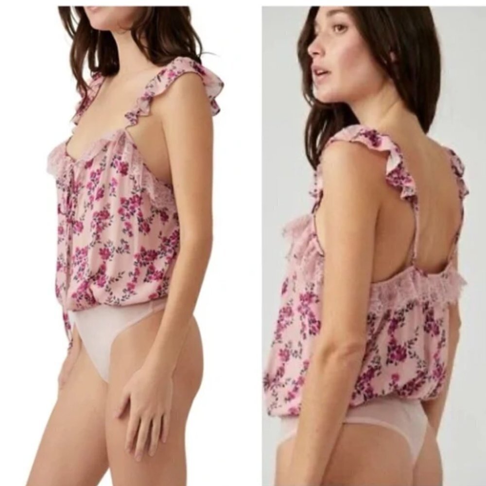 FREE PEOPLE Take It Away Bodysuit New